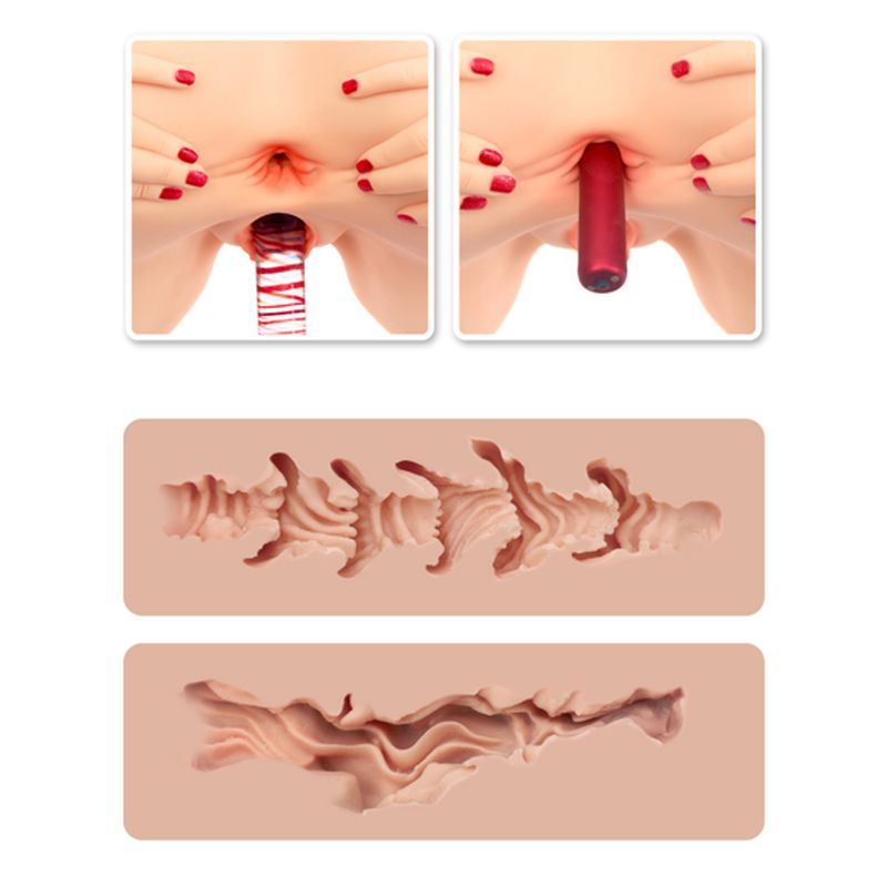 Spread Me Pussy and Anal Masturbator Torso Monica