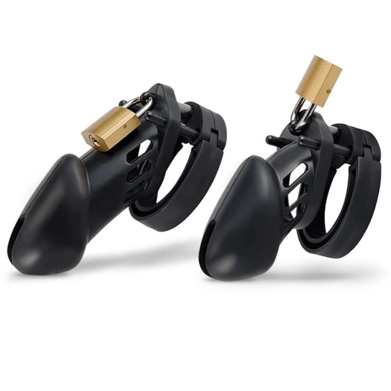 Brutus Denial Silicone Chastity 2 Cage Set