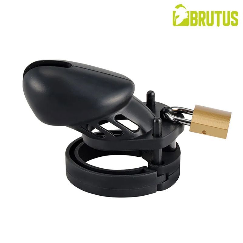 Brutus Denial Silicone Chastity 2 Cage Set