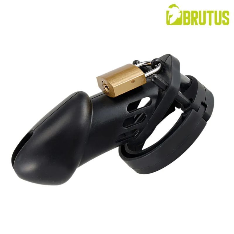 Brutus Denial Silicone Chastity 2 Cage Set