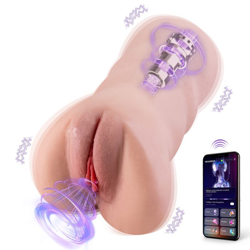 Sora App Controlled Thrusting Vibrating Realistic Vaginal Masturbator