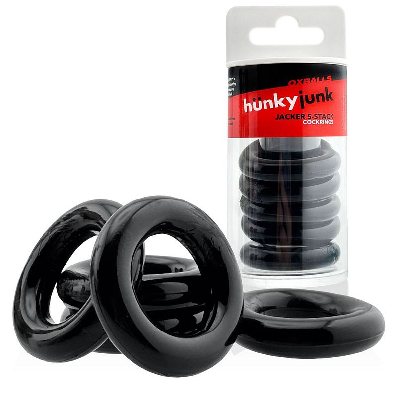 Jacker Stack 5 Pc Strong Cock Ring