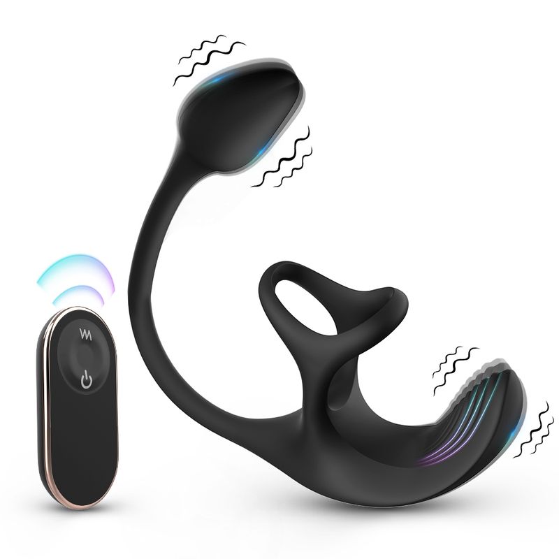 Remote Control Vibrating Cock and Ball Cradle